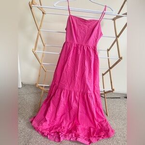 Wayf Pink Maxi Dress